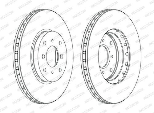 Disc frana punte fata (DDF1119C FERODO PREMIER) HONDA