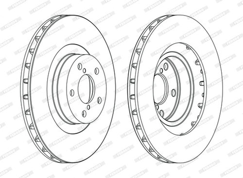 Disc frana punte fata (DDF1175C FERODO PREMIER) SUBARU