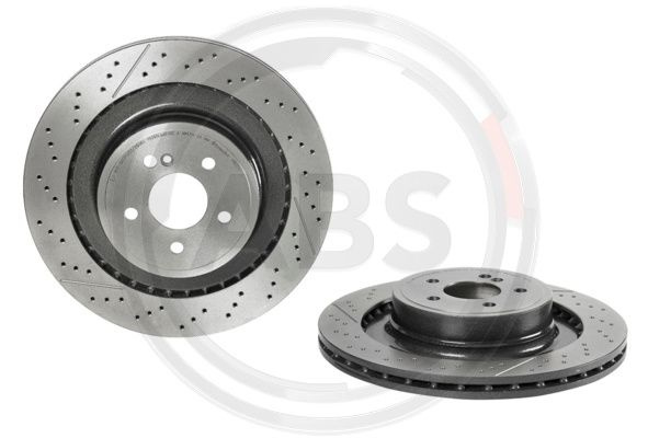 Disc frana puntea spate (09A82211 ABS) MERCEDES-BENZ