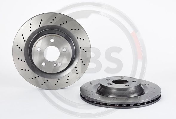 Disc frana puntea spate (09B84241 ABS) MERCEDES-BENZ