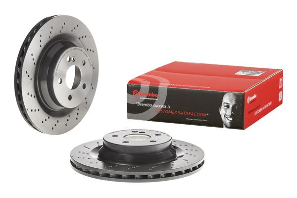 Disc frana puntea spate (09C50211 BREMBO) MERCEDES-BENZ