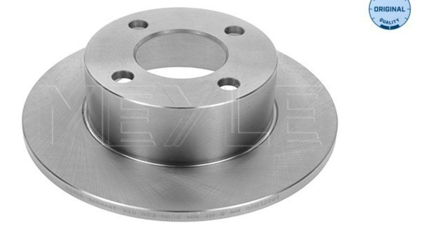 Disc frana puntea spate (1155231006 MEYLE) AUDI