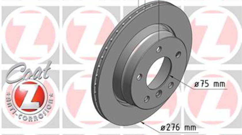 Disc frana puntea spate (150128320 ZIMMERMANN) BMW,BMW (BRILLIANCE)