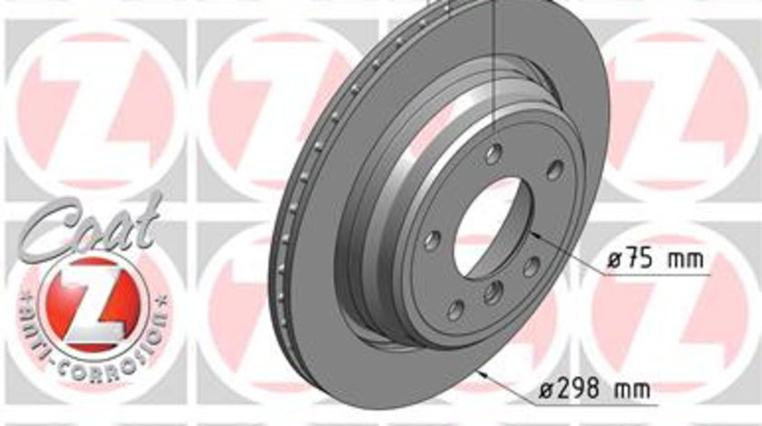 Disc frana puntea spate (150128620 ZIMMERMANN) ALPINA,BMW