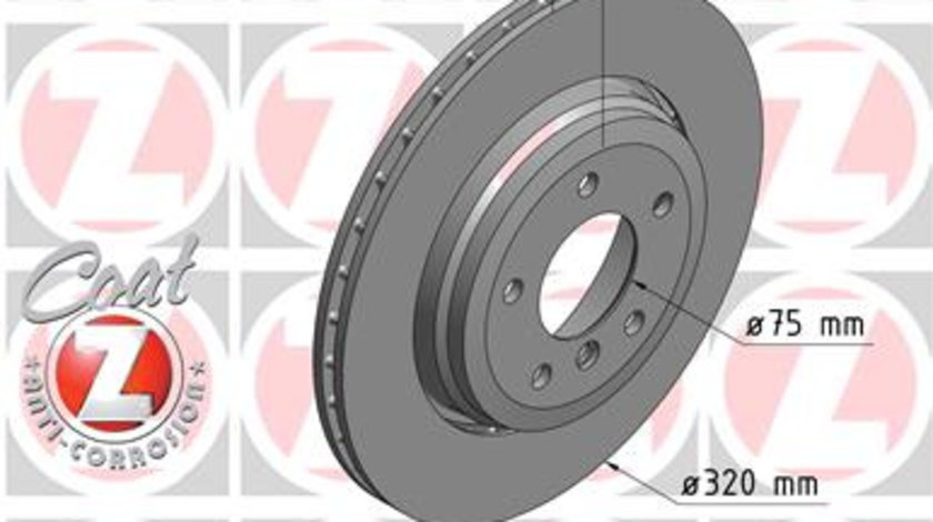 Disc frana puntea spate (150129520 ZIMMERMANN) BMW