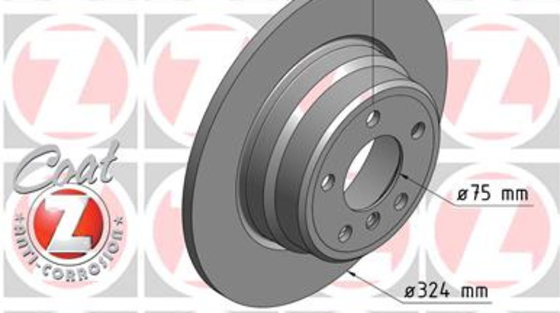 Disc frana puntea spate (150129920 ZIMMERMANN) BMW