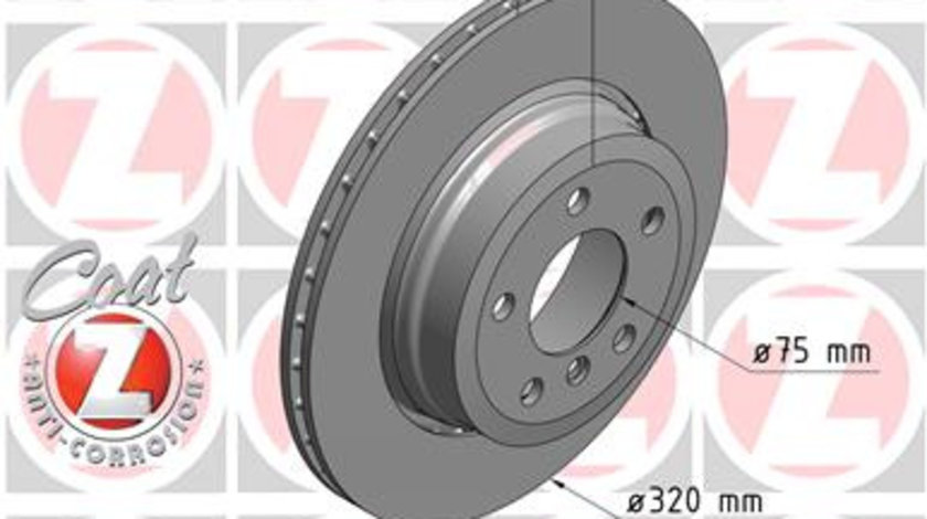 Disc frana puntea spate (150343220 ZIMMERMANN) BMW