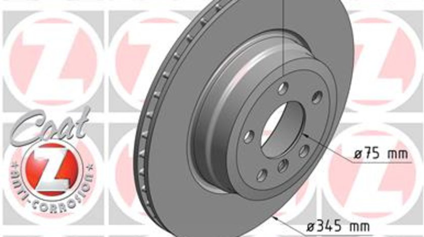 Disc frana puntea spate (150345120 ZIMMERMANN) BMW