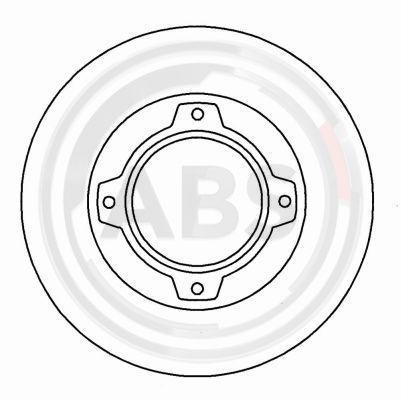 Disc frana puntea spate (16011 ABS) SUBARU