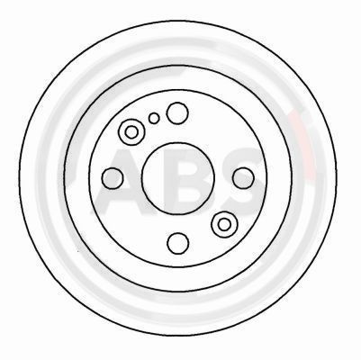 Disc frana puntea spate (16088 ABS) MAZDA