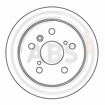 Disc frana puntea spate (16229 ABS) LEXUS,TOYOTA