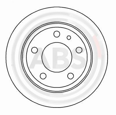 Disc frana puntea spate (16254 ABS) BMW