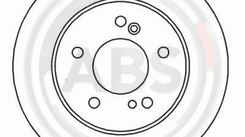 Disc frana puntea spate (16450 ABS) MERCEDES-BENZ