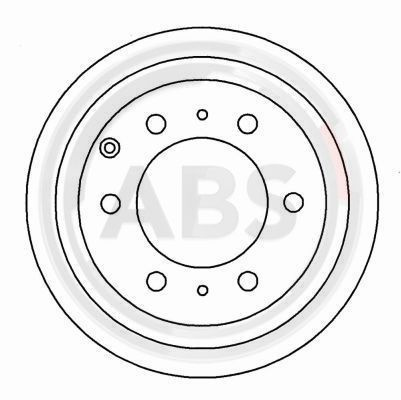 Disc frana puntea spate (16645 ABS) TOYOTA