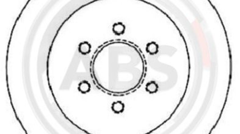 Disc frana puntea spate (16721 ABS) CHRYSLER,DODGE