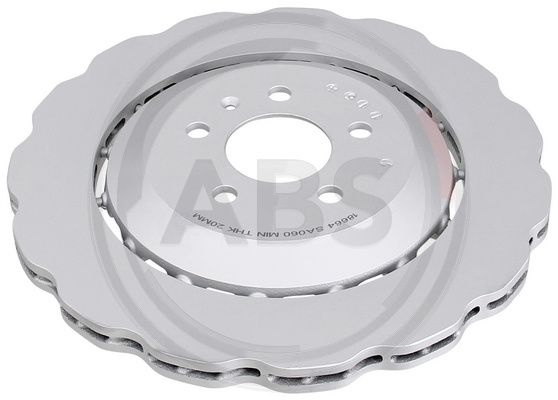 Disc frana puntea spate (18664 ABS) AUDI