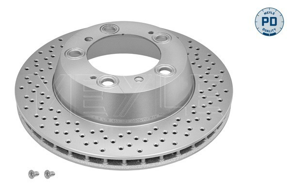Disc frana puntea spate (4835230005PD MEYLE) PORSCHE