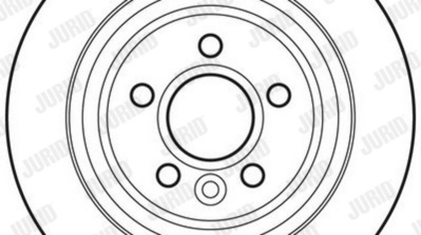 Disc frana puntea spate (562741JC JURID) OPEL,VOLVO