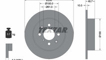 Disc frana puntea spate (92125300 TEXTAR) HONDA,MG