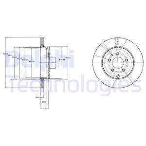 Disc frana puntea spate (BG4341 DLP) MAZDA