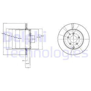 Disc frana puntea spate (BG4341 DLP) MAZDA