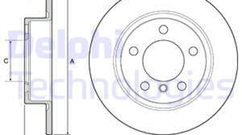 Disc frana puntea spate (BG4561C DLP) MINI