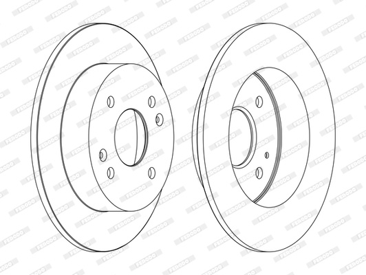 Disc frana puntea spate (DDF1488C FERODO PREMIER) HONDA