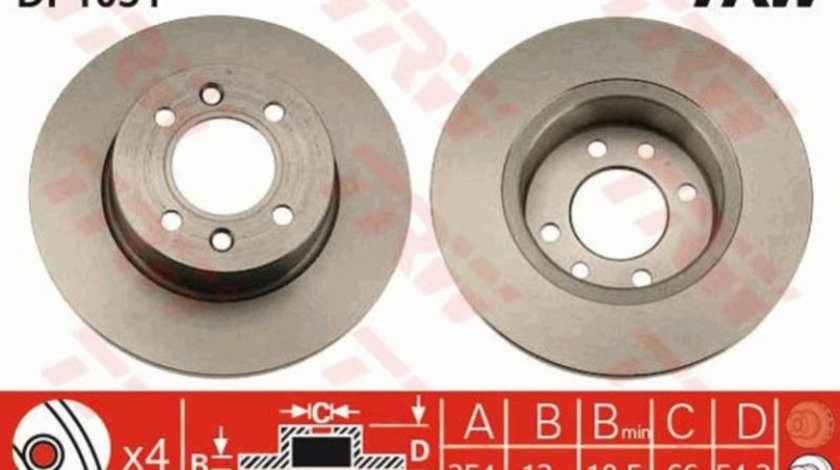 Disc frana Renault 18 Break (135_) 1979-1993 #2 08564620