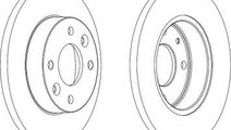 Disc frana RENAULT CLIO I (B/C57, 5/357) (1990 - 1...