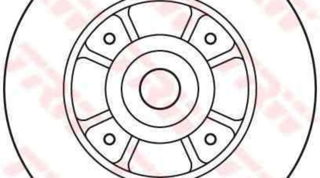 Disc frana RENAULT CLIO I (B/C57_, 5/357_) TRW DF2706BS