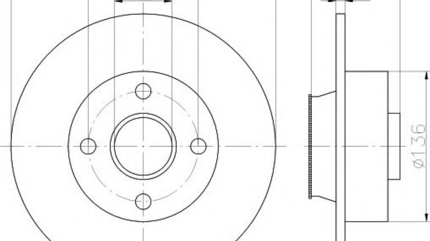 Disc frana RENAULT CLIO III (BR0/1, CR0/1) (2005 - 2012) TEXTAR 92154403 piesa NOUA