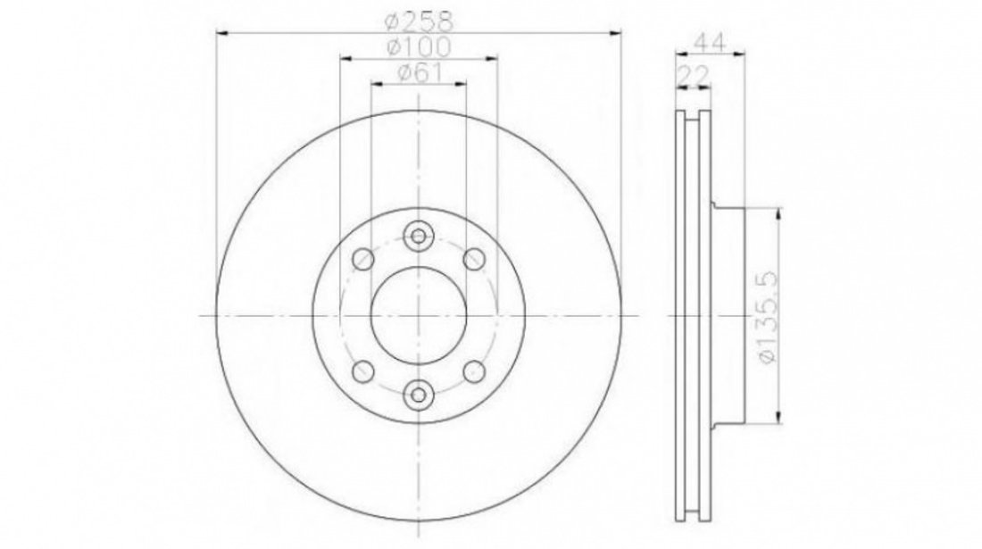 Disc frana Renault CLIO IV 2012-2016 #3 0986479A86