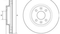 Disc frana RENAULT CLIO IV Grandtour (2013 - 2016)...