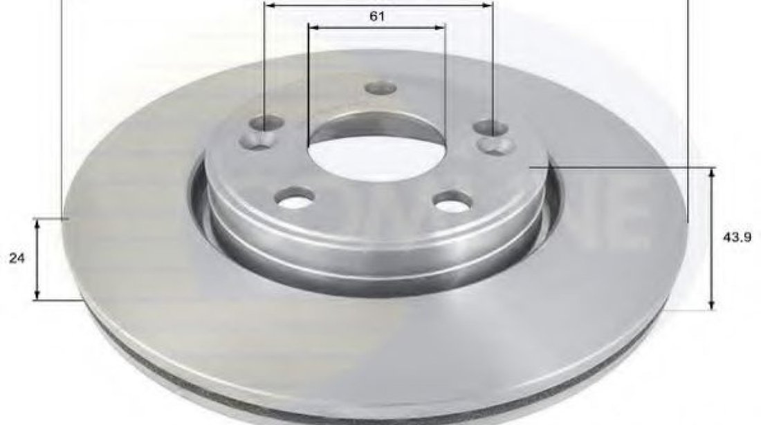 Disc frana RENAULT ESPACE III (JE0) (1996 - 2002) COMLINE ADC1516V piesa NOUA