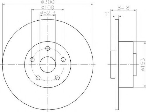 Disc frana RENAULT ESPACE IV (JK0/1) (2002 - 2015) TEXTAR 92159803 piesa NOUA