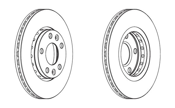 Disc frana RENAULT FLUENCE (L30) (2010 - 2016) OE 402060010R piesa NOUA