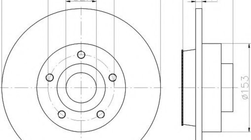 Disc frana RENAULT GRAND SCENIC III (JZ0/1) (2009 - 2016) HELLA PAGID 8DD 355 117-351 piesa NOUA