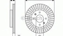 Disc frana RENAULT KANGOO (KC0/1) (1997 - 2007) BO...