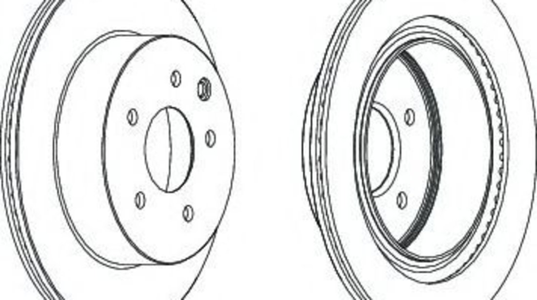 Disc frana RENAULT KOLEOS (HY) (2008 - 2016) FERODO DDF1579 piesa NOUA