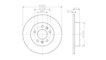 Disc frana Renault LAGUNA I (B56_, 556_) 1993-2001...