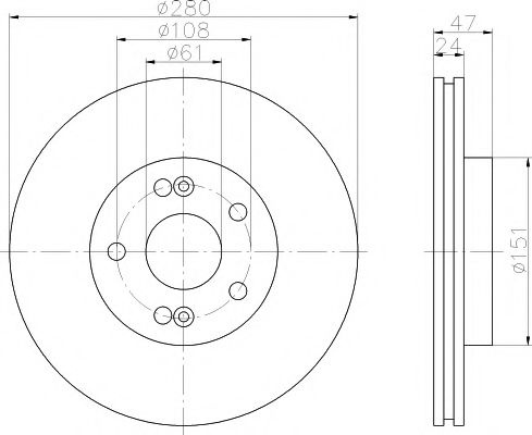 Disc frana RENAULT LAGUNA II (BG0/1) (2001 - 2016) TEXTAR 92118903 piesa NOUA