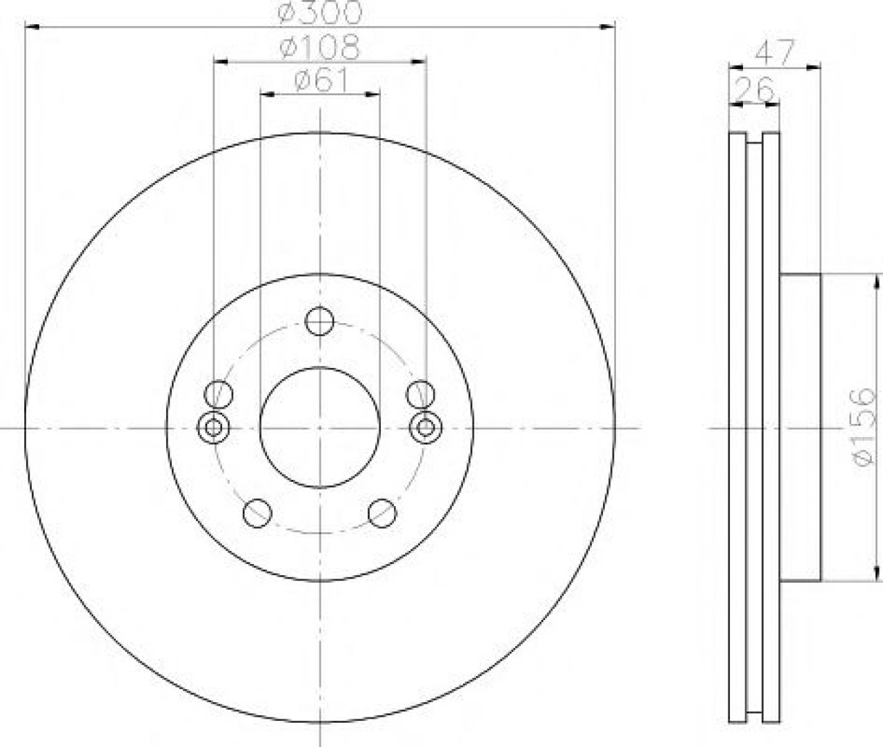 Disc frana RENAULT LAGUNA II (BG0/1) (2001 - 2016) TEXTAR 92119003 piesa NOUA