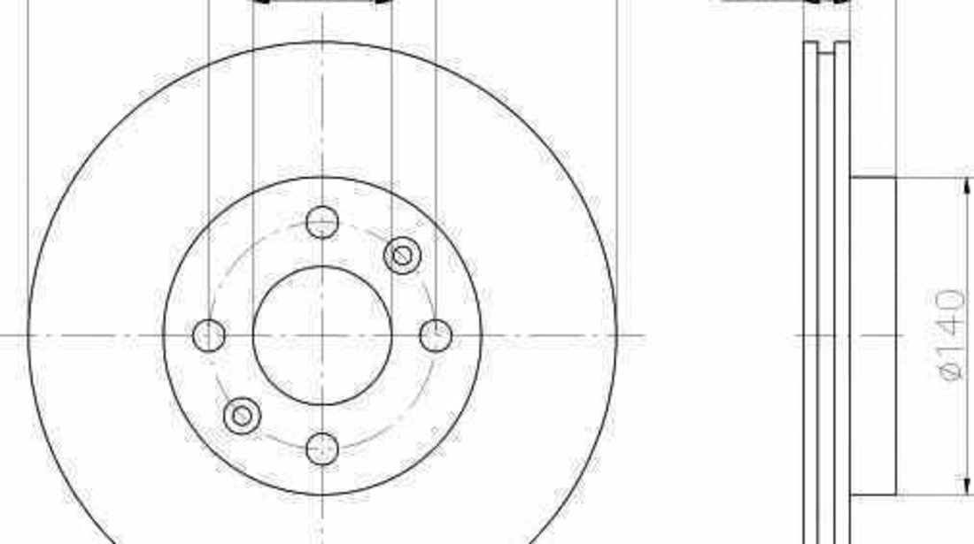 Disc frana RENAULT LOGAN I LS TEXTAR 92100903