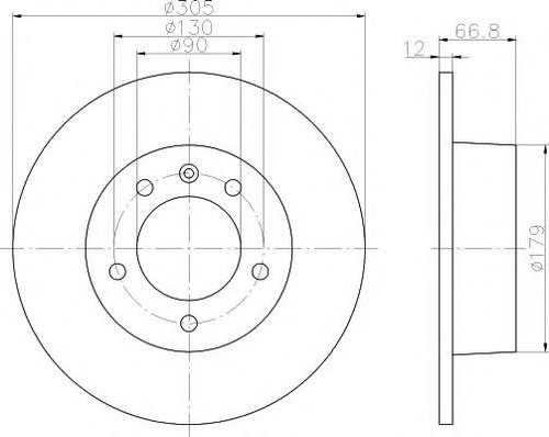 Disc frana RENAULT MASTER II caroserie (FD) (1998 - 2010) TEXTAR 92111203 piesa NOUA