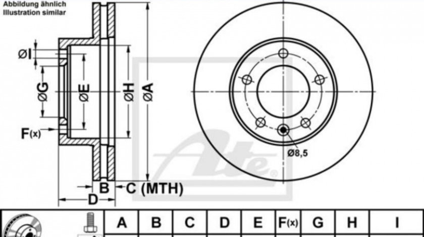 Disc frana Renault MASTER III bus (JV) 2011-2016 #2 0986479716