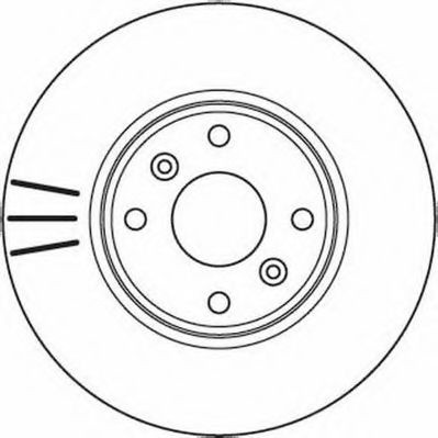 Disc frana RENAULT MEGANE I Classic (LA0/1) (1996 - 2006) JURID 562103JC piesa NOUA