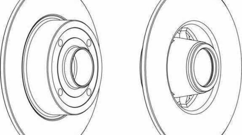 Disc frana RENAULT MEGANE II BM0/1 CM0/1 FERODO DDF1369