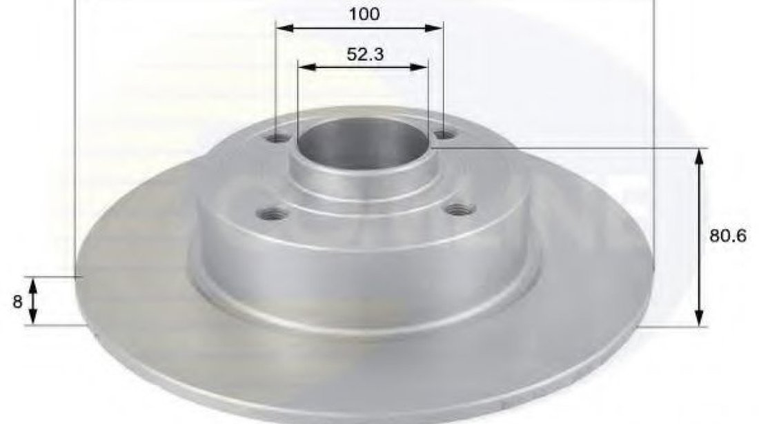 Disc frana RENAULT MEGANE II Grandtour (KM0/1) (2003 - 2012) COMLINE ADC1555 piesa NOUA