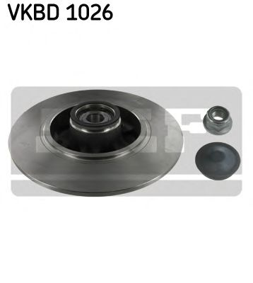 Disc frana RENAULT MEGANE III Cupe (DZ0/1) (2008 - 2016) SKF VKBD 1026 piesa NOUA