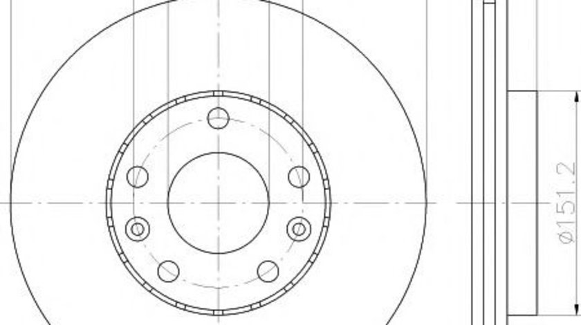 Disc frana RENAULT MEGANE III Hatchback (BZ0) (2008 - 2016) TEXTAR 92195505 piesa NOUA